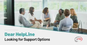 Graphic: Dear HelpLine - Looking for Support Options